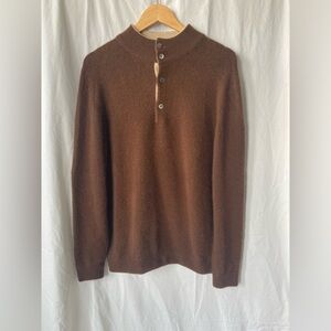 Portolano Men’s Cashmere Sweater Size L